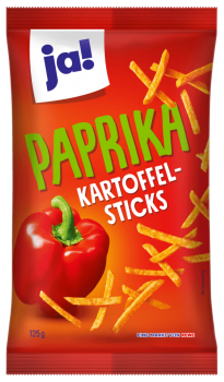 ja! - Paprika Kartoffel-Sticks 125g